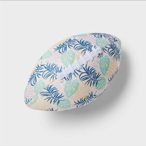 Tropical Leaf Print Football